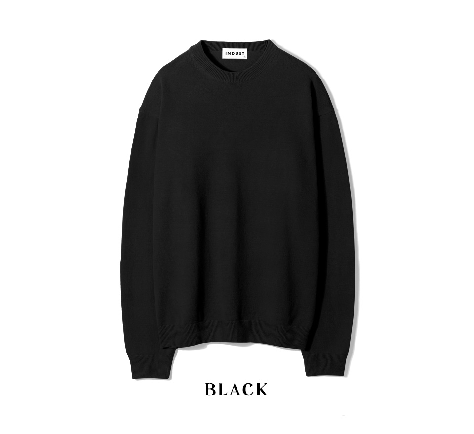 인더스트(INDUST) 소프트 스탠다드 데일리니트_핑크